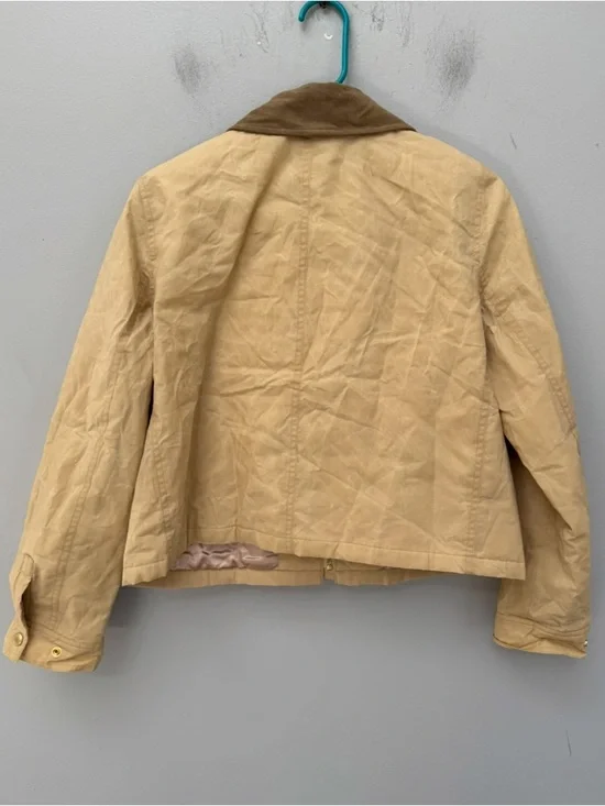 BRAND NEW J. Crew Tan Short Barn Jacket™ in English Cotton in Small - Picture 6 of 6